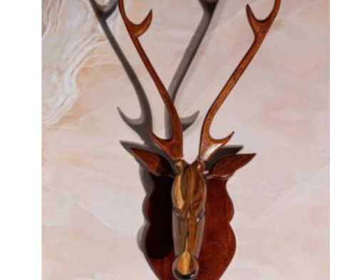 Wooden Deer Wall Hanging